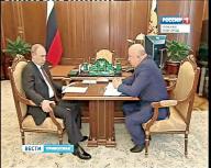 Президент Владимир Путин  пожелал успеха на выборах Валерию Шанцеву