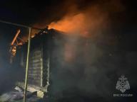 В Шапкино на пожаре жилого дома погиб 70-летний мужчина